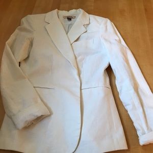 White linen jacket. Size S